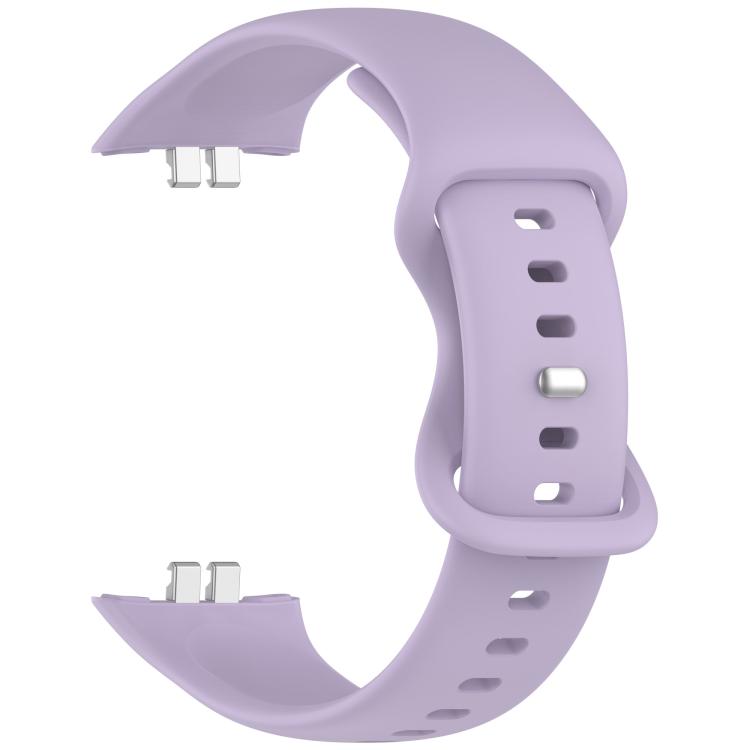 For Honor ROSSINI 2i Solid Color Butterfly Buckle Silicone Watch Band