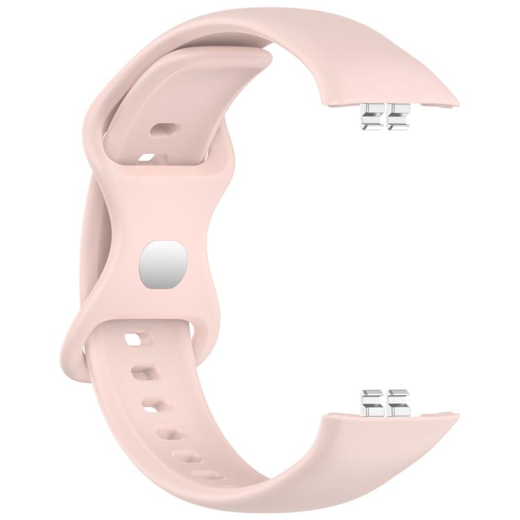 For Honor ROSSINI 2i Solid Color Butterfly Buckle Silicone Watch Band
