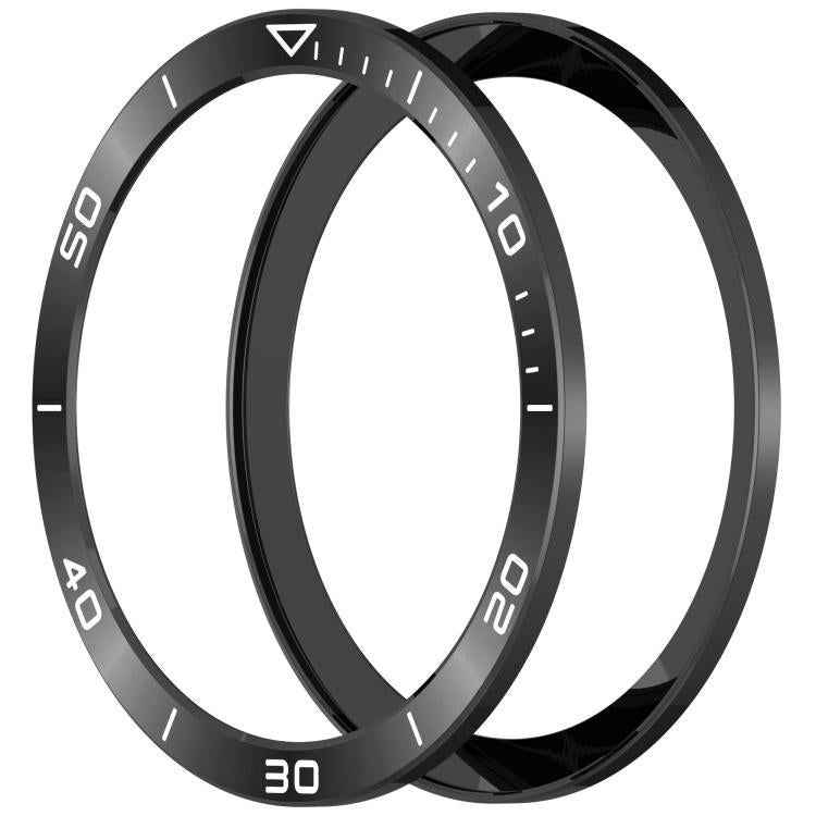 For Garmin Tactix 8 AMOLED 51mm Time Zone Style Stainless Steel Metal Watch Protective Ring