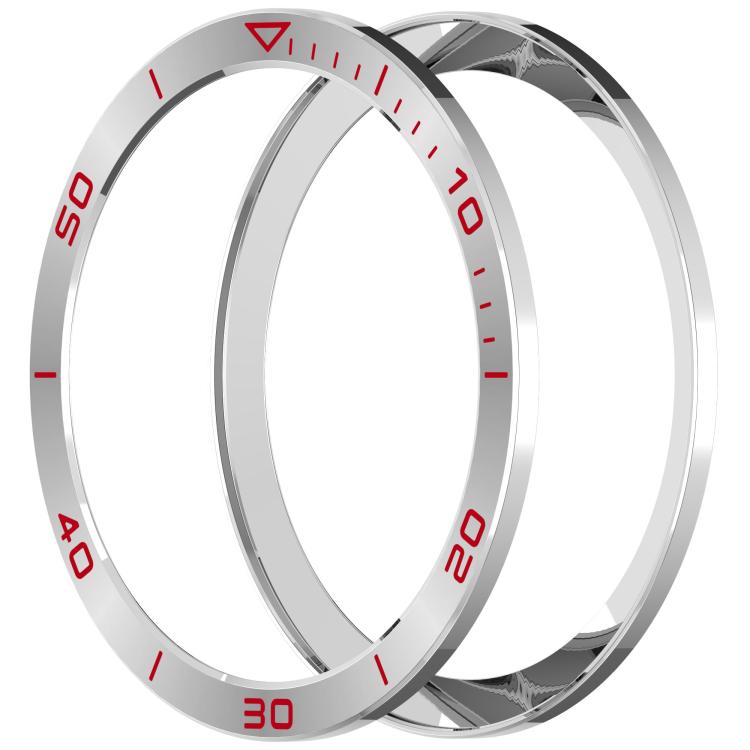 For Garmin Tactix 8 Solar 51mm Time Zone Style Stainless Steel Metal Watch Protective Ring