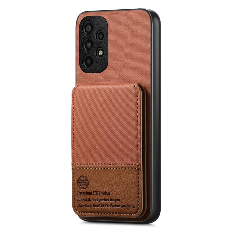 For Samsung Galaxy S21 Ultra 5G Twill Fabric Leather Vertical Flip RFID Card Bag Phone Case