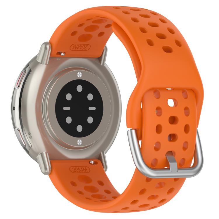 For Amazfit Active 2 Holes Style 20mm Silicone Sport Watch Band