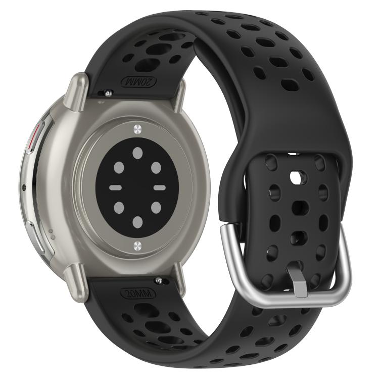 For Amazfit Active 2 Holes Style 20mm Silicone Sport Watch Band