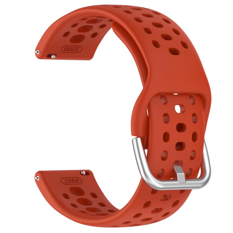 For Amazfit Active 2 Holes Style 20mm Silicone Sport Watch Band