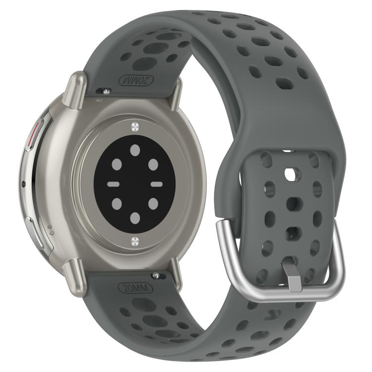 For Amazfit Active 2 Holes Style 20mm Silicone Sport Watch Band