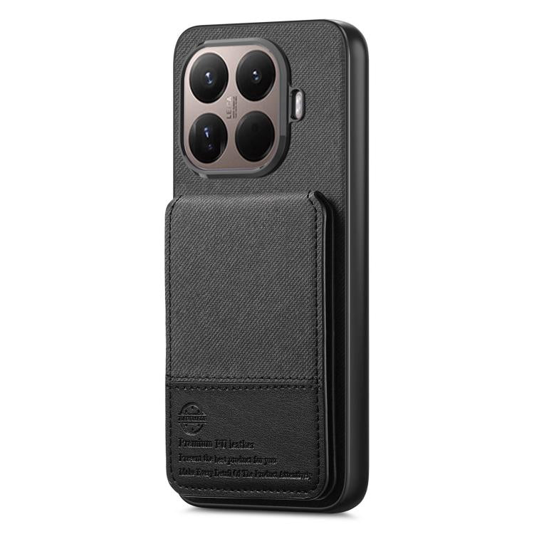 For Xiaomi 15T Pro Twill Fabric Leather Vertical Flip RFID Card Bag Phone Case