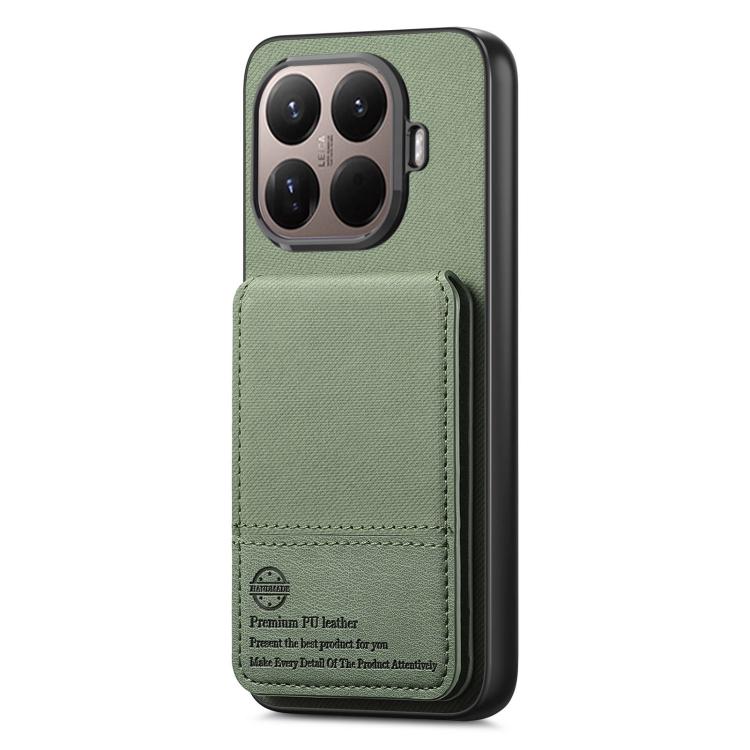 For Xiaomi 15T Pro Twill Fabric Leather Vertical Flip RFID Card Bag Phone Case