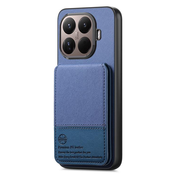 For Xiaomi 15T Pro Twill Fabric Leather Vertical Flip RFID Card Bag Phone Case