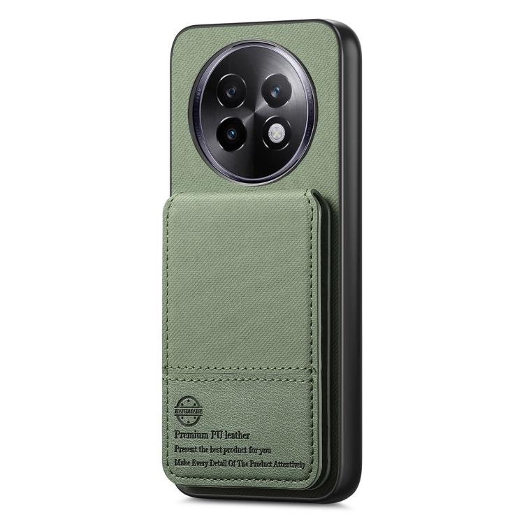 For Realme 14 Pro+ Twill Fabric Leather Vertical Flip RFID Card Bag Phone Case