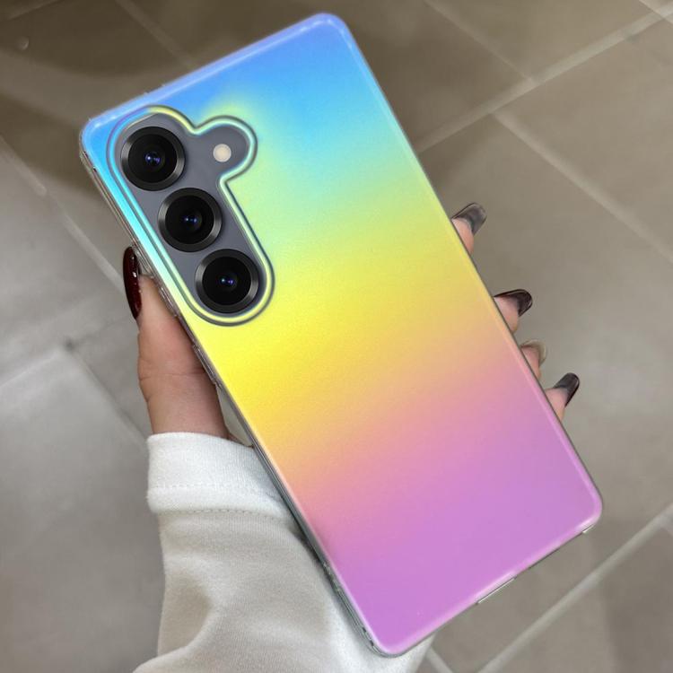 For Samsung Galaxy S23 FE 5G Frosted Color-plated Gradient  Phone Case - Color Plating