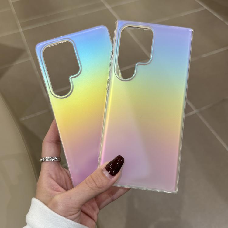 For Samsung Galaxy S24 FE 5G Frosted Color-plated Gradient  Phone Case - Color Plating