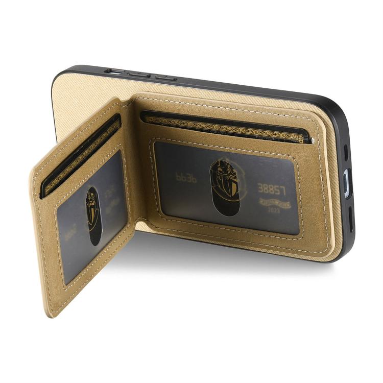 For Google Pixel 9 Pro XL Twill Fabric Leather Vertical Flip RFID Card Bag Phone Case
