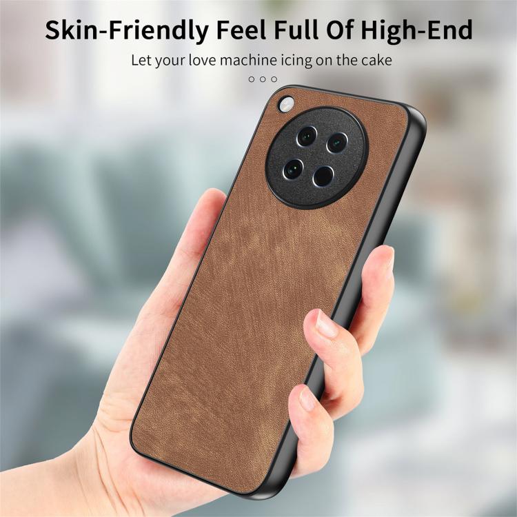 For OPPO Find X8s Vintage Leather PC Back Cover Phone Case