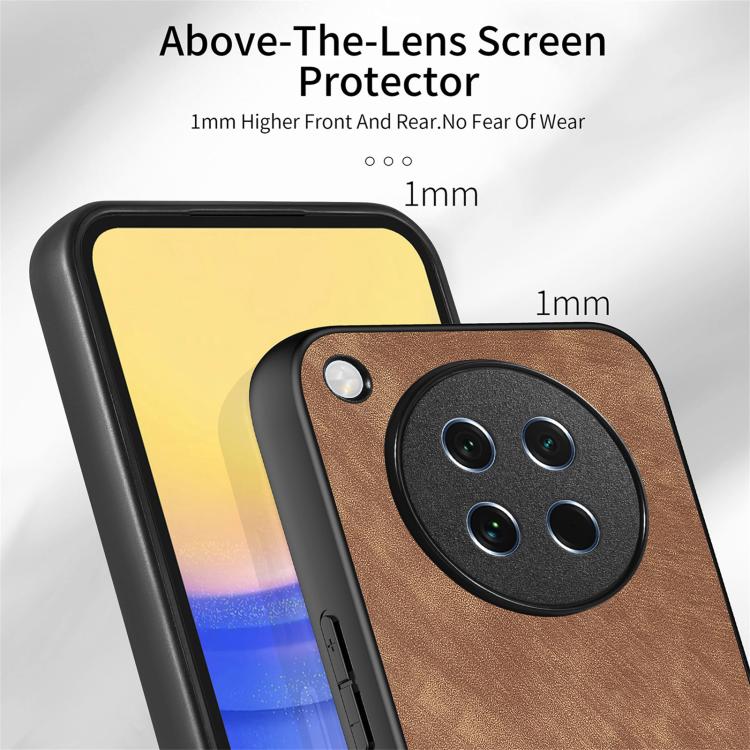 For OPPO Find X8s Vintage Leather PC Back Cover Phone Case