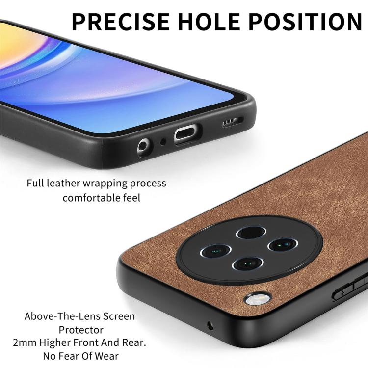 For OPPO Find X8s Vintage Leather PC Back Cover Phone Case