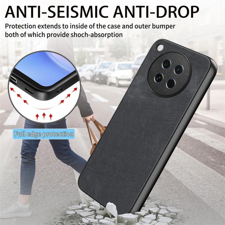 For OPPO Find X8s Vintage Leather PC Back Cover Phone Case