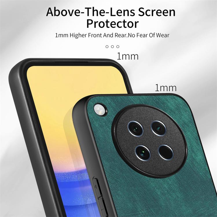 For OPPO Find X8s Vintage Leather PC Back Cover Phone Case