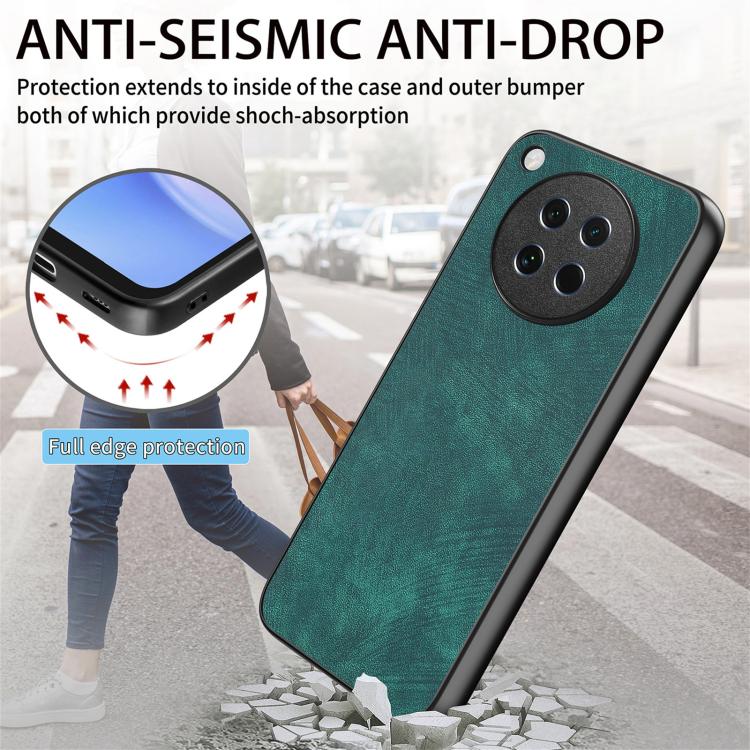 For OPPO Find X8s Vintage Leather PC Back Cover Phone Case
