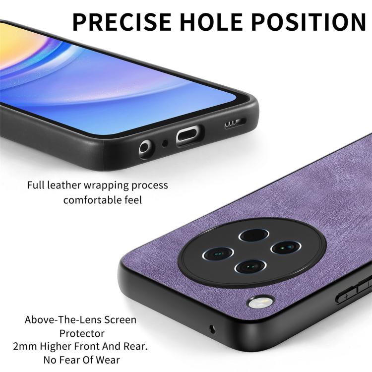For OPPO Find X8s Vintage Leather PC Back Cover Phone Case