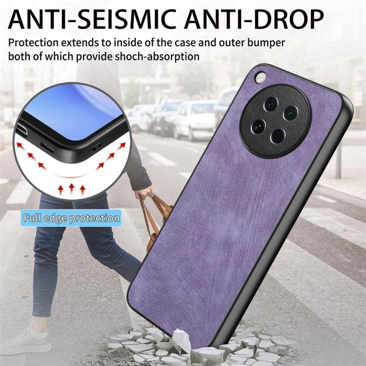 For OPPO Find X8s Vintage Leather PC Back Cover Phone Case