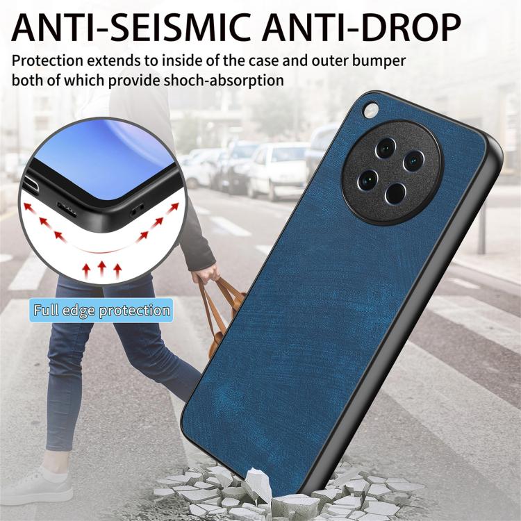 For OPPO Find X8s Vintage Leather PC Back Cover Phone Case