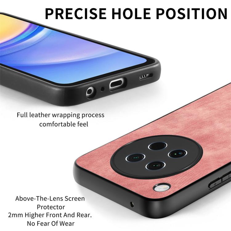 For OPPO Find X8s Vintage Leather PC Back Cover Phone Case