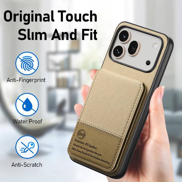 For Honor 600 Global Twill Fabric Leather Vertical Flip RFID Card Bag Phone Case