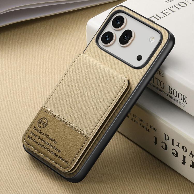 For Honor 600 Global Twill Fabric Leather Vertical Flip RFID Card Bag Phone Case