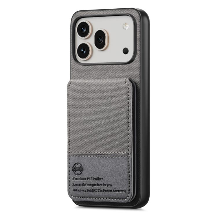 For Honor 600 Global Twill Fabric Leather Vertical Flip RFID Card Bag Phone Case