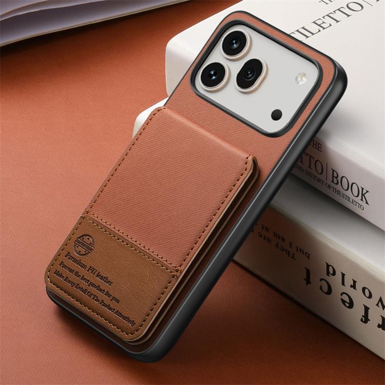 For Honor 600 Global Twill Fabric Leather Vertical Flip RFID Card Bag Phone Case