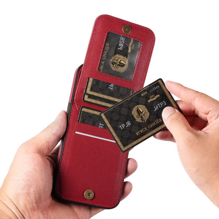For iPhone 16 Pro Max Ring Multifunctional Vertical Flip Wallet Back Cover Leather Phone Case