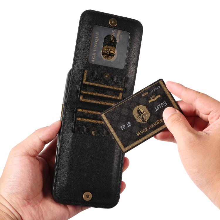 For iPhone 16 Plus Ring Multifunctional Vertical Flip Wallet Back Cover Leather Phone Case