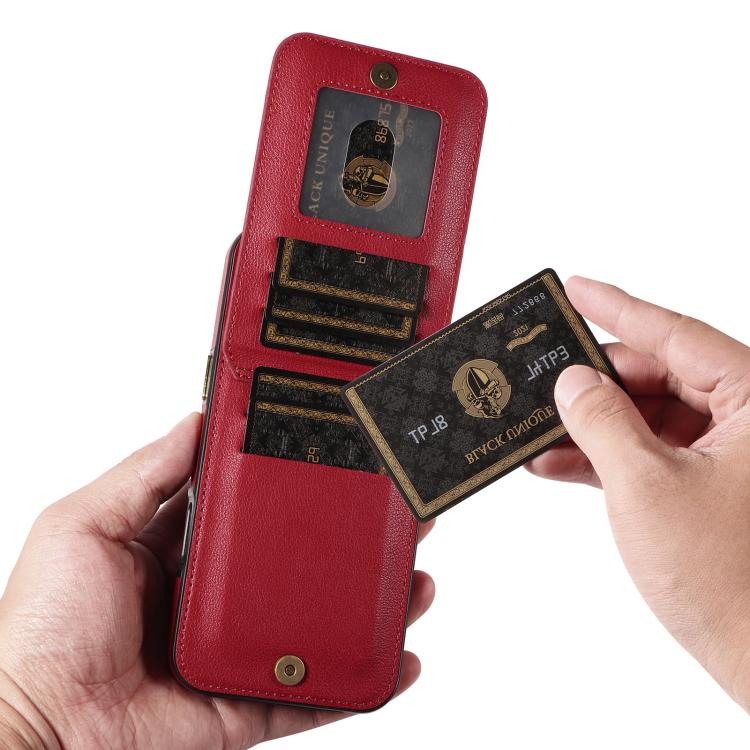 For iPhone 16 Plus Ring Multifunctional Vertical Flip Wallet Back Cover Leather Phone Case