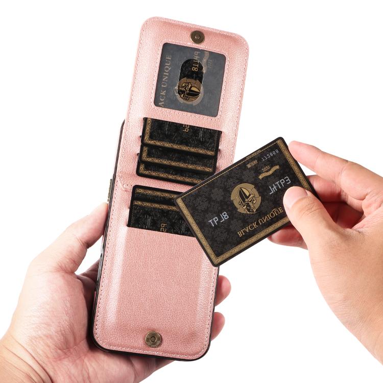 For iPhone 16 Plus Ring Multifunctional Vertical Flip Wallet Back Cover Leather Phone Case