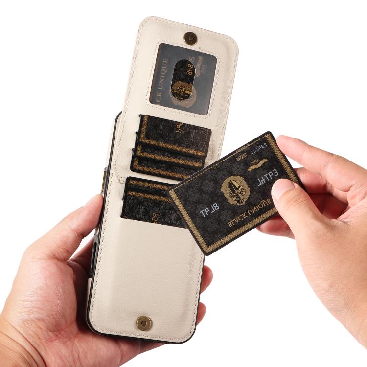 For iPhone 16 Plus Ring Multifunctional Vertical Flip Wallet Back Cover Leather Phone Case