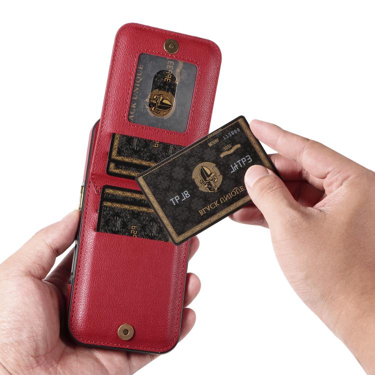 For iPhone 16 Ring Multifunctional Vertical Flip Wallet Back Cover Leather Phone Case