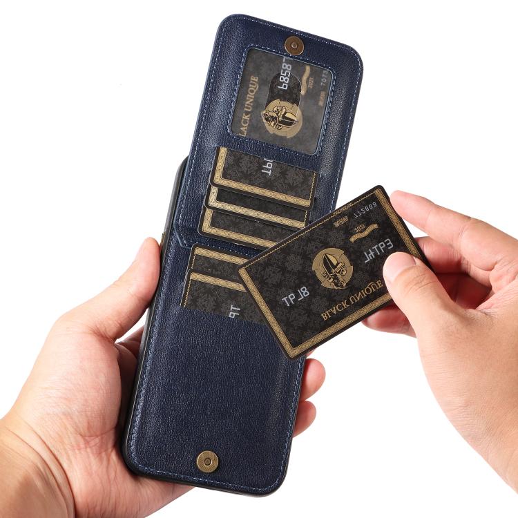 For iPhone 14 Plus Ring Multifunctional Vertical Flip Wallet Back Cover Leather Phone Case