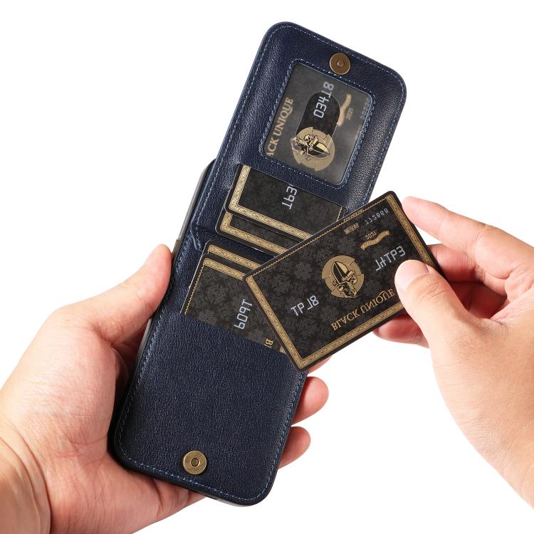 For iPhone 13 Ring Multifunctional Vertical Flip Wallet Back Cover Leather Phone Case