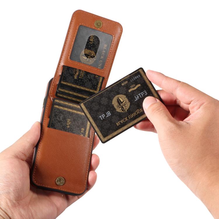 For iPhone X / XS Ring Multifunctional Vertical Flip Wallet Back Cover Leather Phone Case
