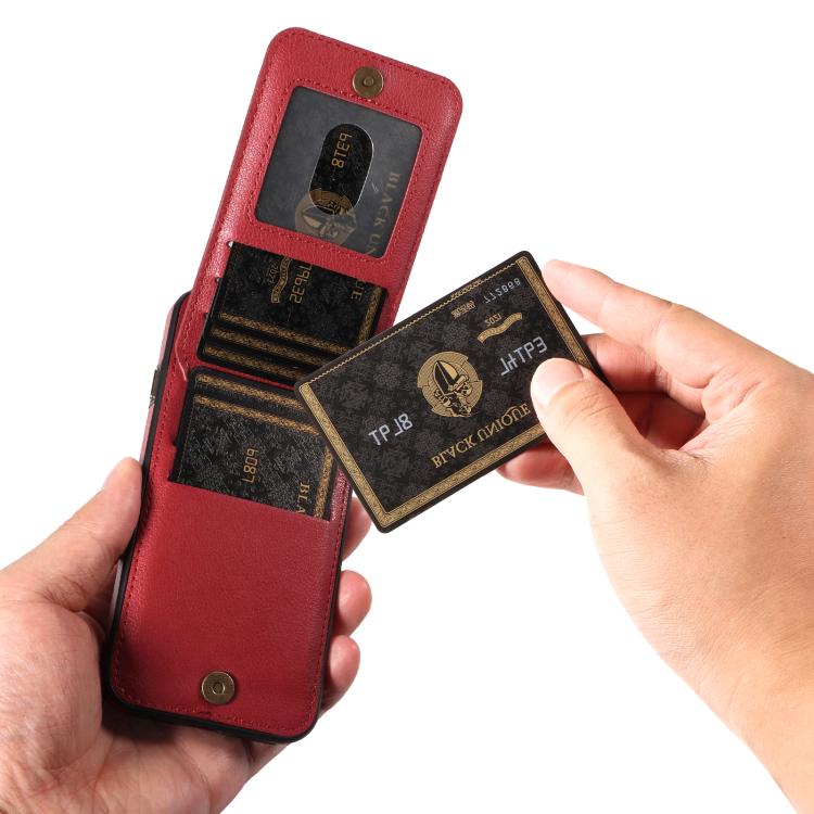 For iPhone X / XS Ring Multifunctional Vertical Flip Wallet Back Cover Leather Phone Case
