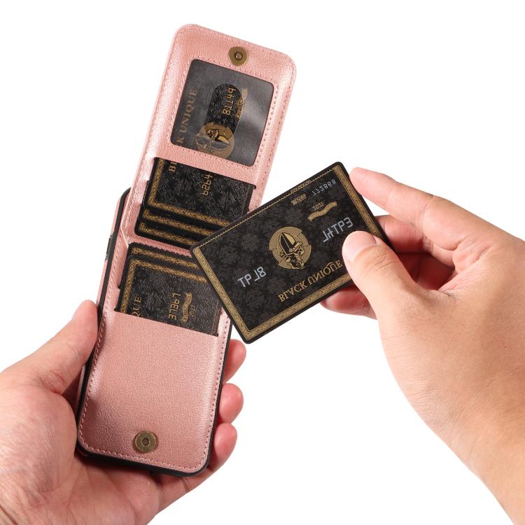 For iPhone X / XS Ring Multifunctional Vertical Flip Wallet Back Cover Leather Phone Case
