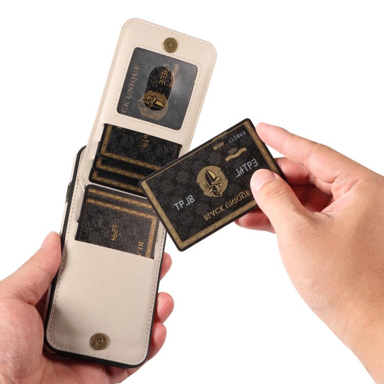 For iPhone X / XS Ring Multifunctional Vertical Flip Wallet Back Cover Leather Phone Case