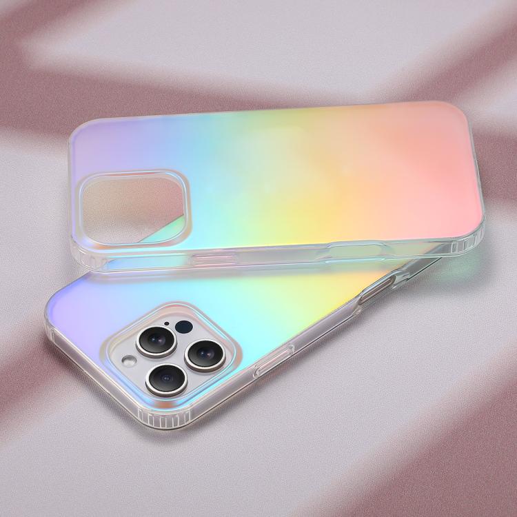 For iPhone 16 Pro Max Frosted Color-plated Gradient Phone Case - Color Plating