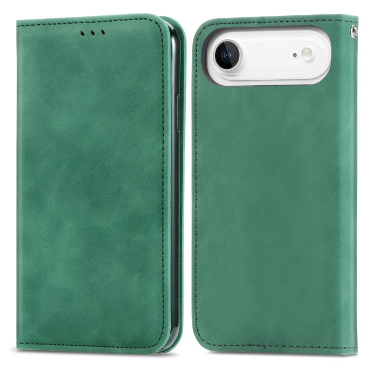 For iPhone Air Retro Skin Feel Magnetic Flip Leather Phone Case