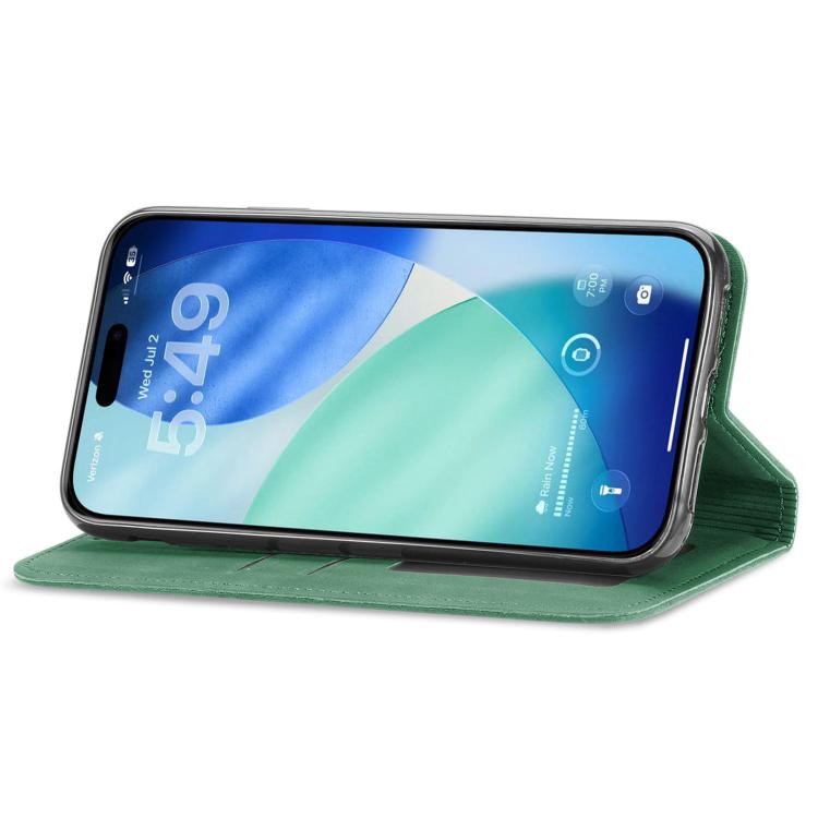 For iPhone Air Retro Skin Feel Magnetic Flip Leather Phone Case