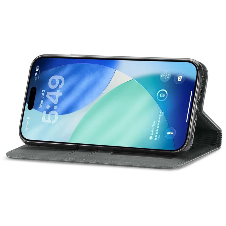 For iPhone Air Retro Skin Feel Magnetic Flip Leather Phone Case