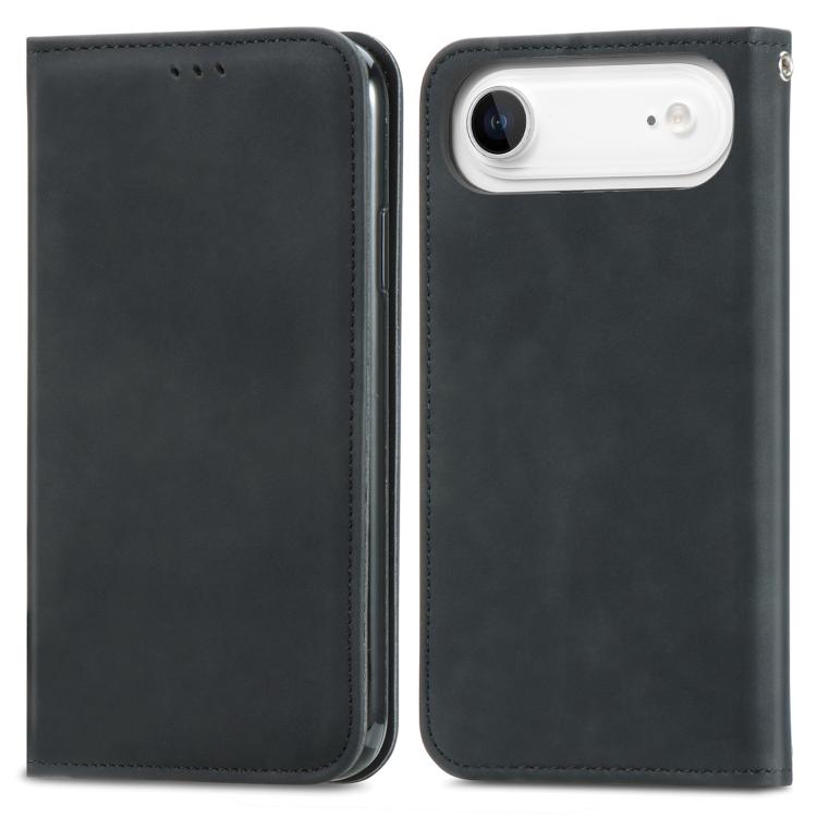 For iPhone Air Retro Skin Feel Magnetic Flip Leather Phone Case
