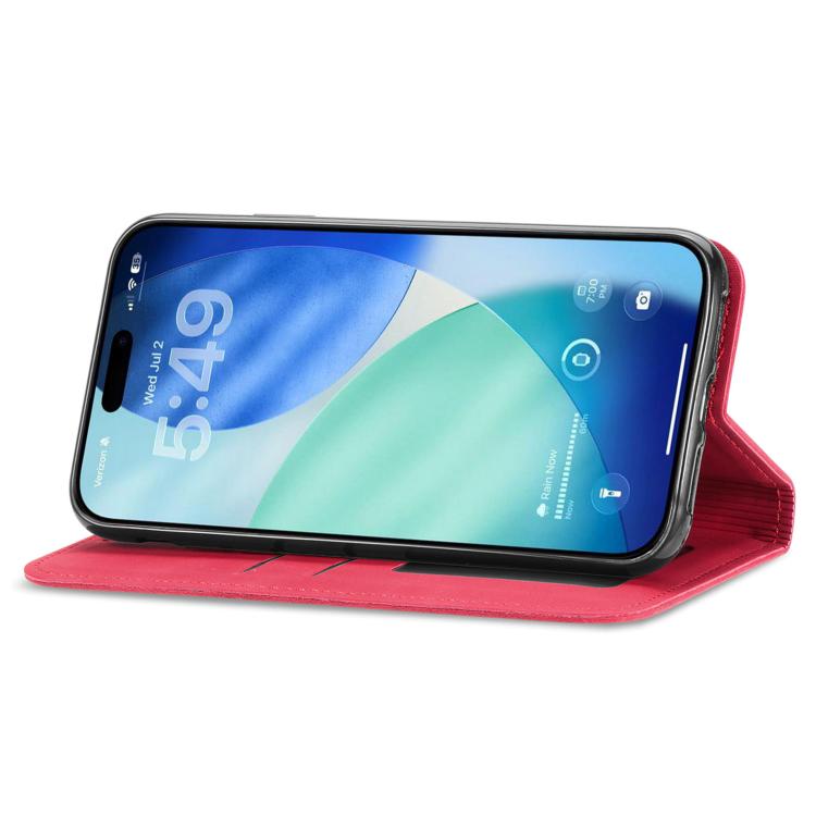 For iPhone 17 Pro Max Retro Skin Feel Magnetic Flip Leather Phone Case