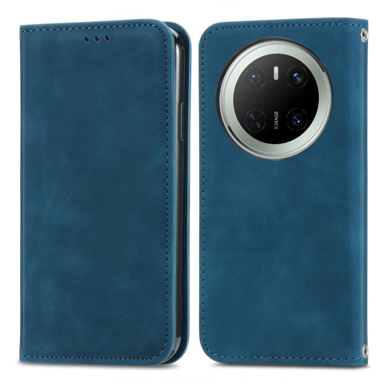 For Huawei Mate 70 Retro Skin Feel Magnetic Flip Leather Phone Case