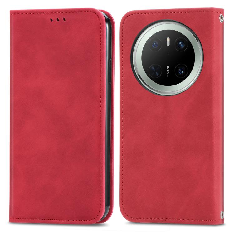 For Huawei Mate 70 Retro Skin Feel Magnetic Flip Leather Phone Case